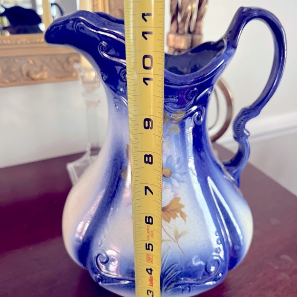 IRONSTONE POTTERY PITCHER early 1800’s - Picture 7 of 8